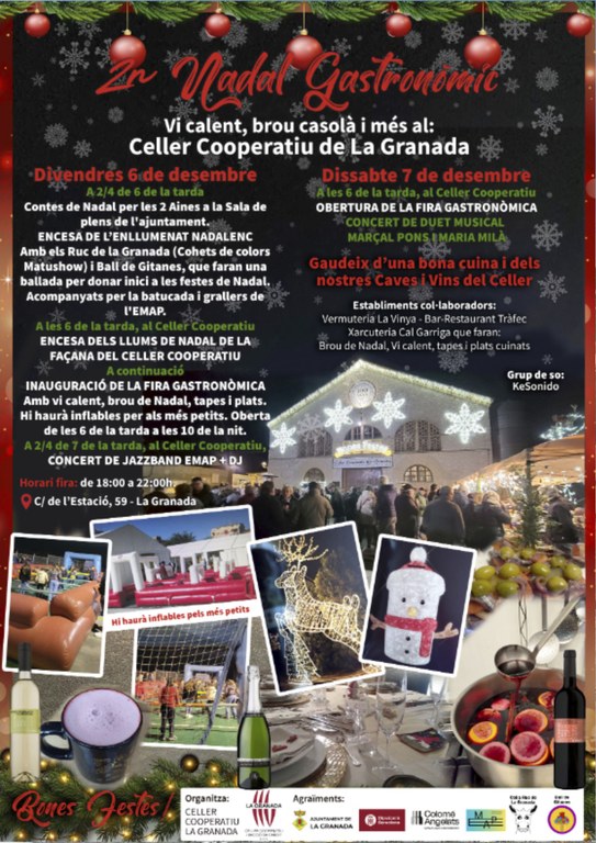 cartell de la 2n fira de nadal de la Granada